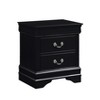 NicBex Elegant Nightstand With 3 Drawers Wooden Bedside Table End Table for Bedroom, Living Room - 2 of 4