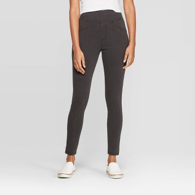 women's gray jeggings