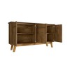 GDFStudio Yonkers Mid-Century Modern 63" Sideboard Buffet Cabinet with 4 Doors and Shelves - 4 of 4