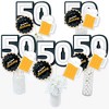 Big Dot of Happiness Cheers and Beers to 50 Years - 50th Birthday Party Centerpiece Sticks - Table Toppers - Set of 15 - 2 of 4