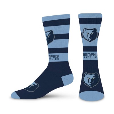 NBA Memphis Grizzlies Rugby Double Big Crew Socks - Large