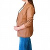 Women's Millie Faux Leather Blazer - Papillon - 3 of 4