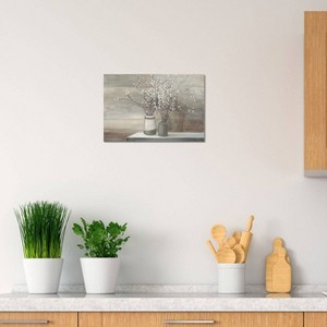 iCanvas Willow Still Life Gray Pots by Julia Purinton Canvas Print Wall Ar - 1 of 3