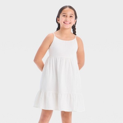 Girls' Sleeveless Woven Dress - Cat & Jack™
