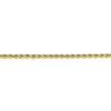 Black Bow Jewelry 2.75mm 10k Yellow Gold Diamond Cut Solid Rope Chain Anklet or Bracelet - 2 of 4