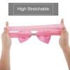 Unique Bargains Chair Sashes Bow Stretch Chair Cover Band with Buckle Slider 13.78"x5.91" Pink 10 Pcs - 4 of 4