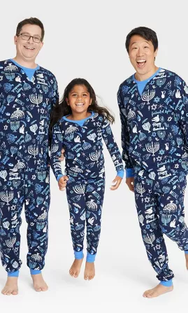 Best Matching Family Hanukkah Pajamas | OutsideSuburbia