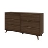 Plank+Beam 6 Drawer Dresser with Brass Handle - 2 of 4