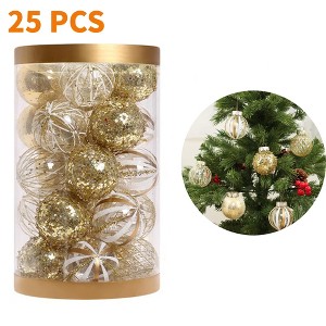 GustoWave Christmas Tree Ornaments Sets, 25 Pcs Christmas Decoration Balls for Holiday, Wedding, Party - 1 of 4