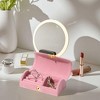 HTUTWOO Mini Travel Jewellery Box, Portable Jewellery Organizer Case, Jewelry Display Box for Storing Earrings, Necklaces, Rings - 2 of 4