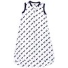 Hudson Baby Infant Girls Interlock Cotton Sleeveless Sleeping Bag, Wildflower - 4 of 4