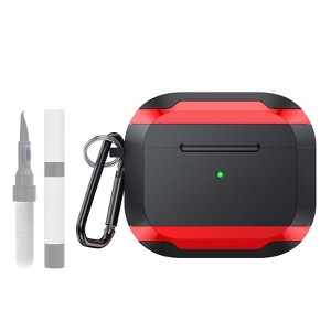 HTUTWOO AirPods 4 Protective Case, Aluminum Shockproof Covers with Keychain and Cleaning Kit , Comprehensive Protection - 1 of 4