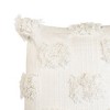 20"x20" Oversize Tina Dots Square Throw Pillow Off White - Lush Décor - 3 of 3