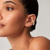 18K Gold Plated Non-Piercing Ear Cuff Set - Clip-On Cartilage Wrap w/ CZ & Pearl, Hypoallergenic - 2 of 4