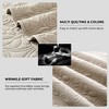 Peace Nest Premium Microfiber Ultra Soft Reversible Quilted Coverlet Set - 4 of 4