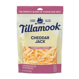 Tillamook Farmstyle Cheddar Jack Shredded Cheese - 8oz - 1 of 3