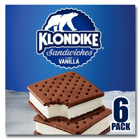 Klondike Vanilla Ice Cream Sandwich - 6Ct : Target