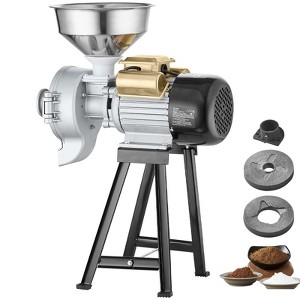 VEVOR Electric Grain Mill Grinder, 3000W Spice Grinders, Commercial Corn Mill with Funnel, Thickness Adjustable Powder Machine - 1 of 4