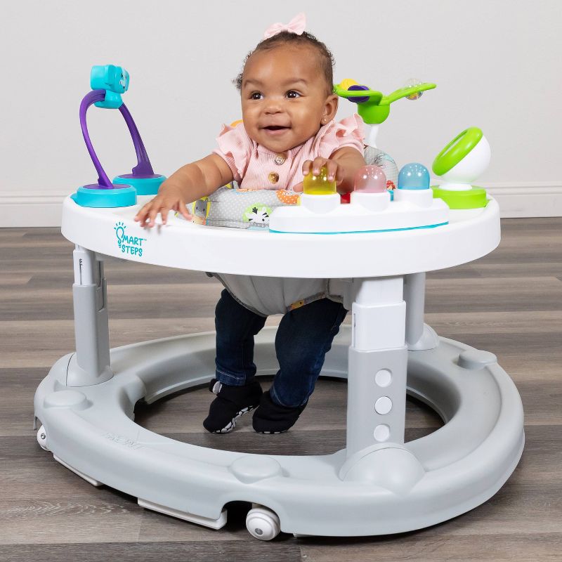 Smart Steps by Baby Trend Bounce N&#39; Glide 3-in-1 Activity Center Walker Stem Learning Toys - Safari Toss, 5 of 23