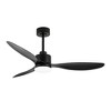 Airsurfer 52-Inch White Ceiling Fan with Remote, Reversible DC Motor, 3 ABS Blades & Color-Changing LED Light - 3 of 4