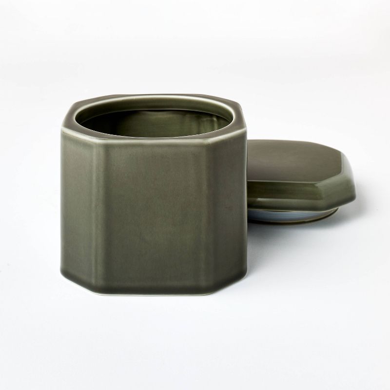 Ceramic Reactive Glaze Box Green - Threshold&#8482; designed with Studio McGee, 5 of 6