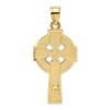 Black Bow Jewelry 14k Yellow Gold Polished Celtic Cross Pendant, 21 x 47mm - 3 of 4