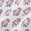 No. 918 Light Filtering Semi-Sheer Avie Global Medallion Grommet Curtain Panel Apricot Orange - image 2 of 4