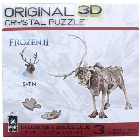 Verlaten pols Hilarisch University Games Frozen Sven 72 Piece 3d Crystal Jigsaw Puzzle : Target