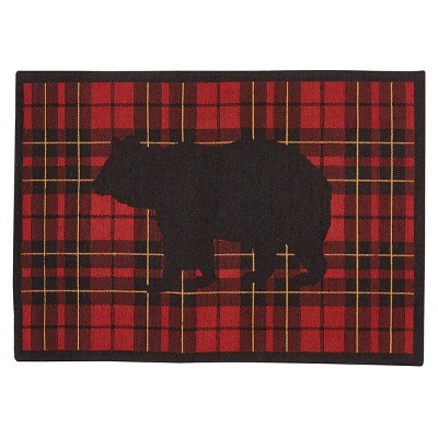 Park Designs Sportsman Plaid Indoor & Outdoor Rug - 2' x 3' - Red