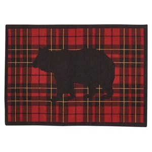Park Designs Sportsman Plaid Indoor & Outdoor Rug - 2' x 3' - Red - 1 of 3