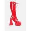 Snowflakes High Platform Calf Boots Women - 2 of 4