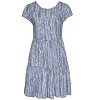 Women's Printed Tie Back Dress - LASCANA - 4 of 4