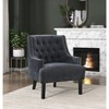 NicBex Polyester Accent Chair,Upholstered Living Room Chairs with Tufted Backrest and Wood Legs,Modern Armchair,Accent Chairs for Living Room - 2 of 4