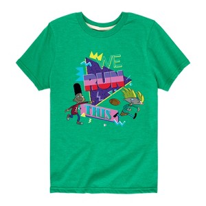 Boys' - Hey Arnold! - Retro Arnold and Gerald Short Sleeve Graphic T-Shirt - 1 of 4