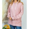Women's Drawstring Hoodie - White Birch - 2 of 2