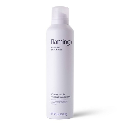 Flamingo Foaming Shave Gel With Aloe Vera - 6.7oz : Target
