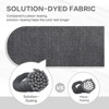 Aoodor 19x19x5 Inch Tufted Outdoor Chair Cushions, Water and Fade Resistant Polyester Dining Chair Pads with Ties for Patio Furniture, Set of 2 - 4 of 4