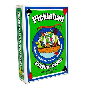 Pickleball Slam Playing Cards - Classic Deck with Slang, Shots, Tips, 52 Cards - 1 of 4