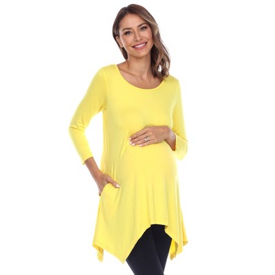 Maternity 'Kayla' Tunic - White Mark