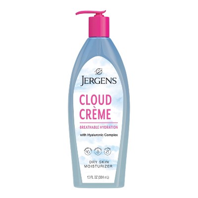 Jergens Cloud Crème Body Moisturizer, Breathable Hydration Body Lotion, Non-Greasy, Fast-Absorbing - 13 fl oz