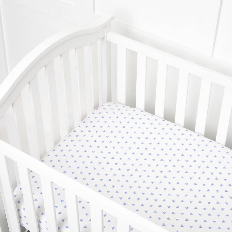 Layette by Monica + Andy Fitted Crib Sheet, 4 of 5
