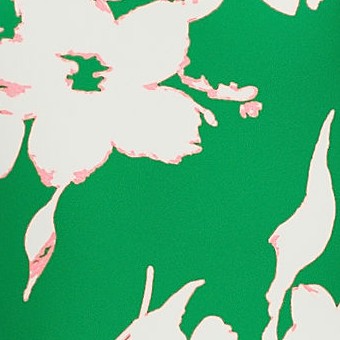 fresh grass painted flower