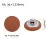 Unique Bargains Suit Dress Blouse Aluminum Fabric Cloth Covered Sewing Buttons 30 Pcs - 2 of 4