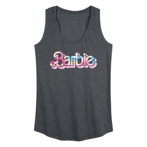 Women's - Barbie - Colorful Logo Graphic Racerback Tank - 1 of 4