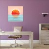 Minimalist Sunset by Modern Tropical Unframed Wall Canvas - iCanvas - 3 of 4