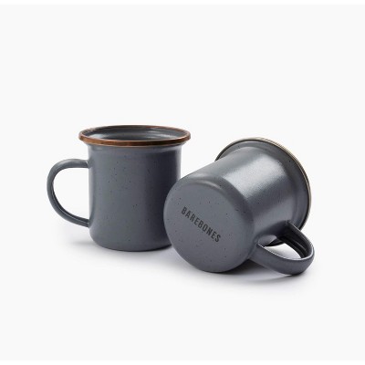 Barebones Enamelware Dining Collection - Slate Gray