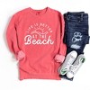 Simply Sage Market Women's  Garment Dyed Graphic Sweatshirt Life Is Better At The Beach Sun - 2 of 2