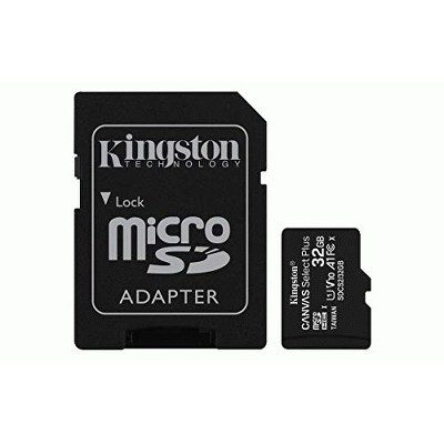 Kingston 32GB microSDHC Canvas Select Plus 100MB/s Read A1 Class10 UHS-I Memory Card + Adapter (SDCS2/32GB)