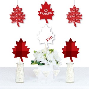 Big Dot of Happiness Canada Day - Maple Leaf Decorations DIY Canada Party Essentials - Set of 20 - 1 of 4