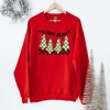 Simply Sage Market Women's Graphic Sweatshirt Be Jolly Checkered Tree - 2 of 3